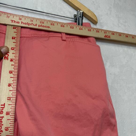 Talbots 4 Perfect Shorts Peach Pink Bermuda Formal Golf Party Preppy Posh Summer - Picture 7 of 10